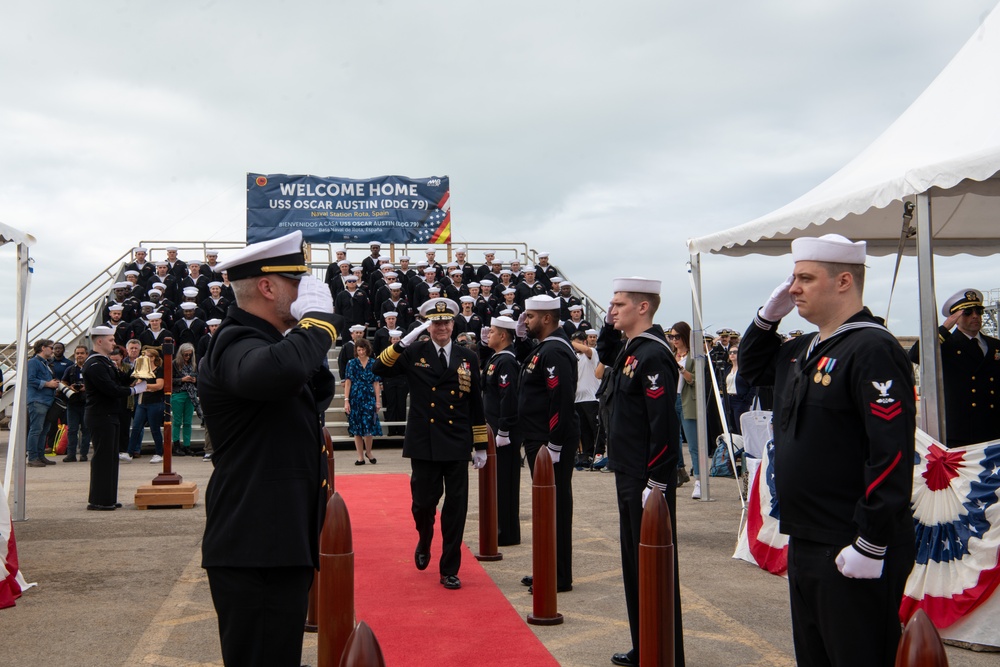 Oscar Austin Arrival Ceremony