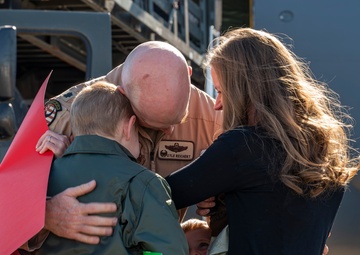 92nd Air Refueling Squadron Airmen return from deployment