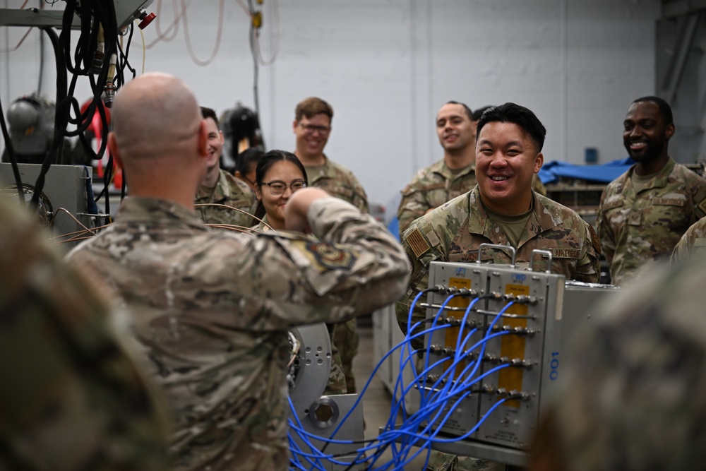 350th SWW welcomes 57th Wing command team