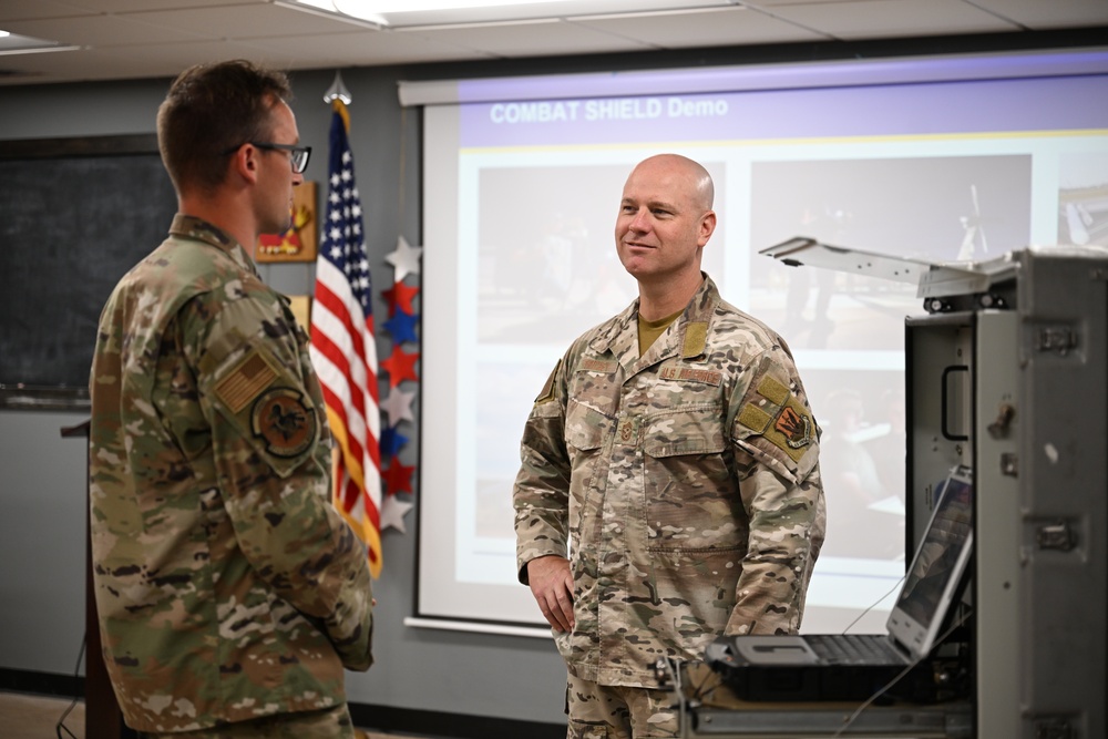 350th SWW welcomes 57th Wing command team