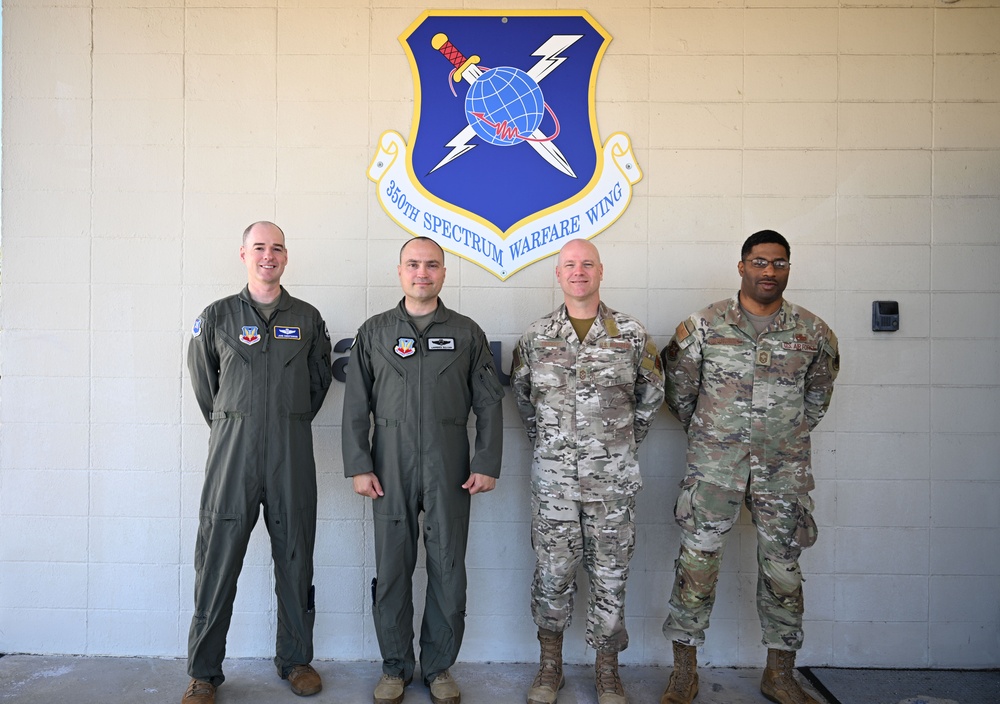 350th SWW welcomes 57th Wing command team