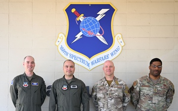 350th SWW welcomes 57th Wing command team