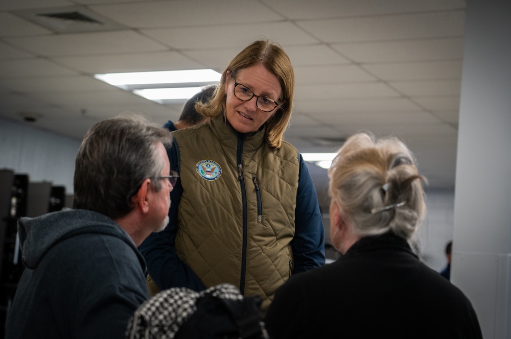 FEMA Administrator and North Carolina Governor Tour Recovery Operations in Buncombe County