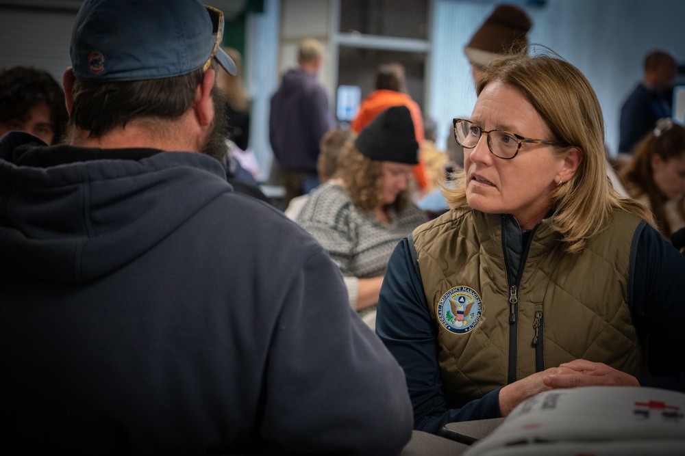 FEMA Administrator and North Carolina Governor Tour Recovery Operations in Buncombe County