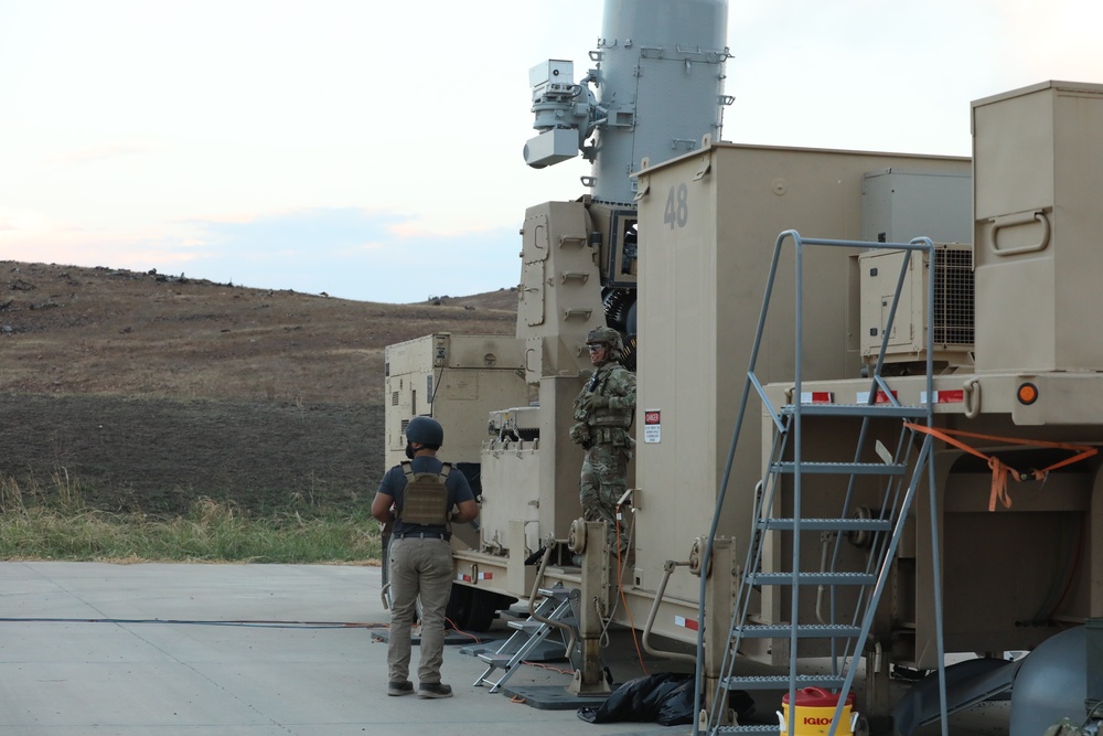 Vietnam vets attend the C-RAM (Counter-Rocket, Artillery, and Mortar) live fire!