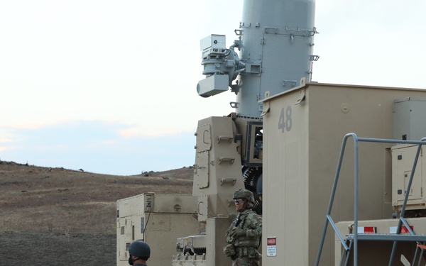 Vietnam vets attend the C-RAM (Counter-Rocket, Artillery, and Mortar) live fire!