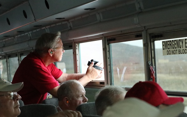 Vietnam vets attend the C-RAM (Counter-Rocket, Artillery, and Mortar) live fire!