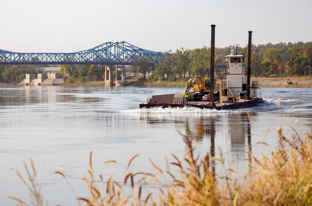 Omaha District, tribally-owned company partner for Missouri River maintenance