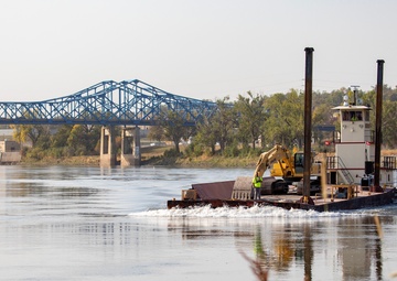 Omaha District, tribally-owned company partner for Missouri River maintenance