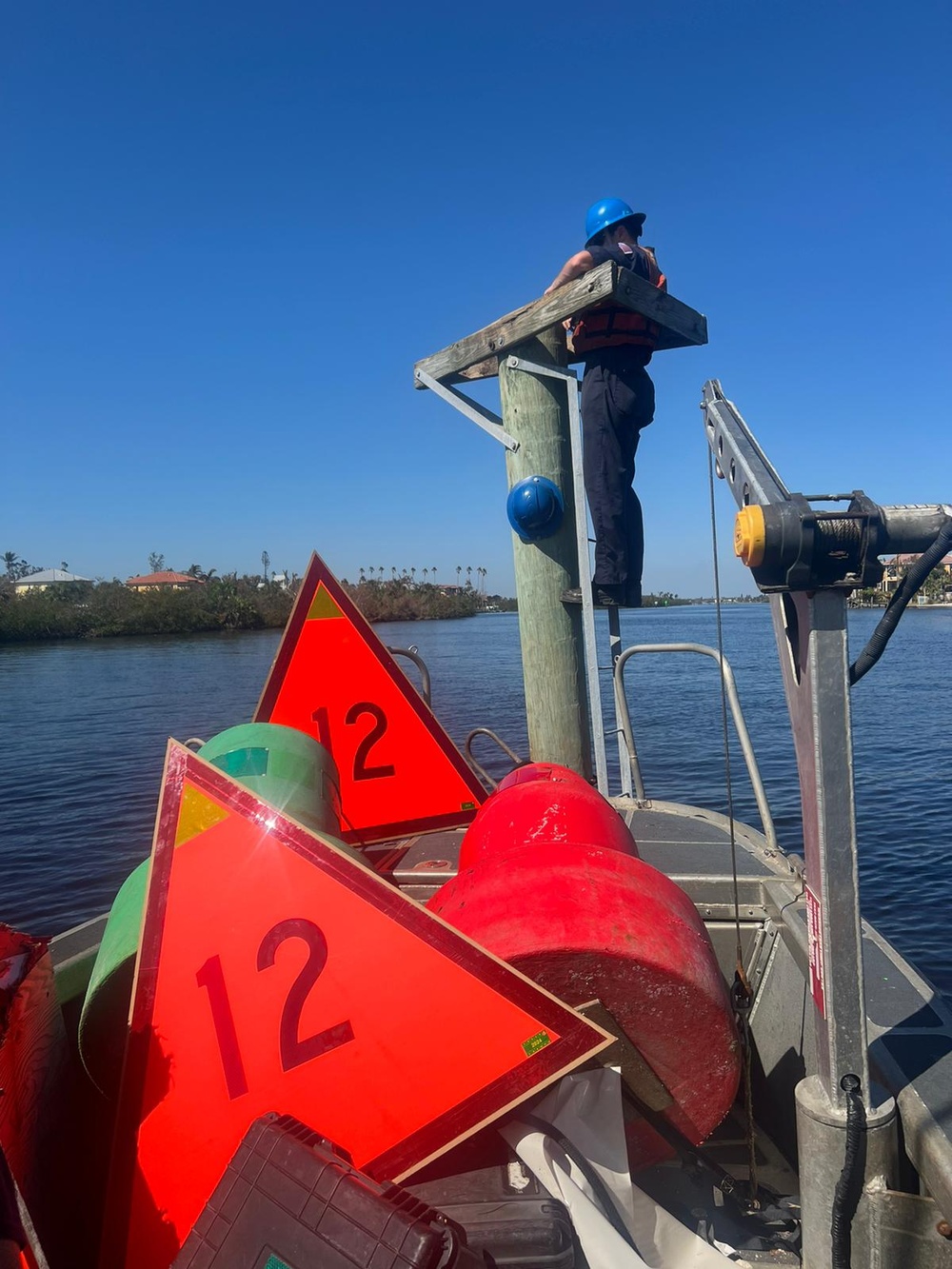 Coast Guard Aids to Navigation Teams join forces following Hurricane Milton