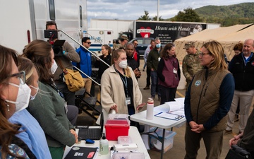 FEMA Administrator and North Carolina Governor Tour Recovery Operations in Buncombe County