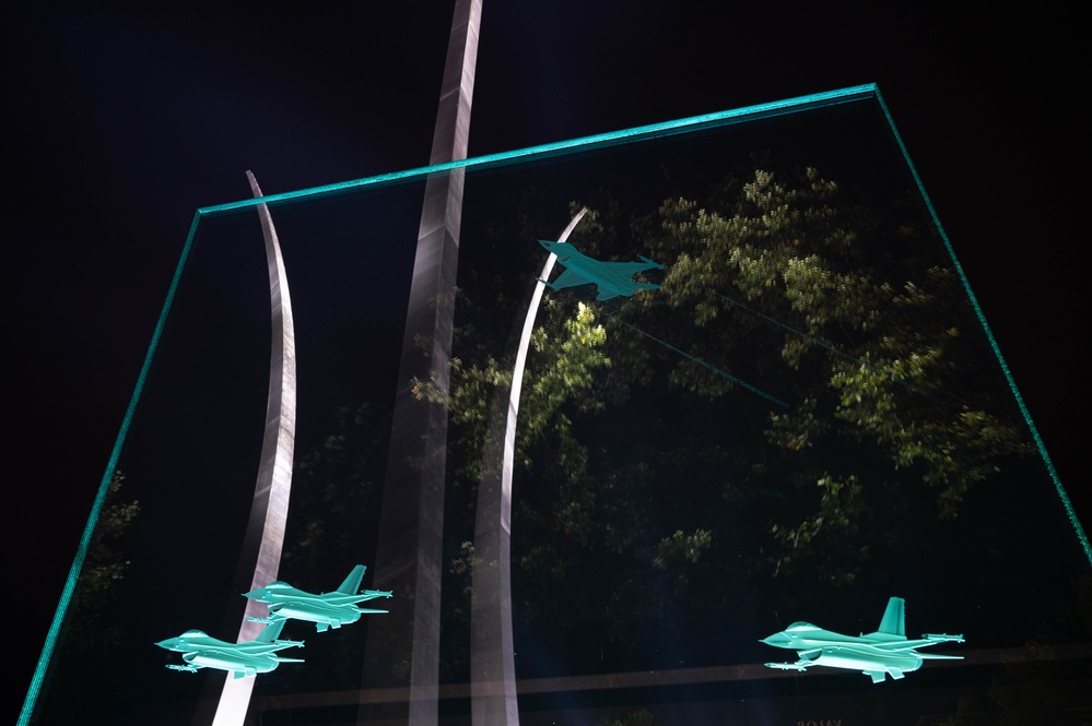 Air Force Memorial upgrades lighting