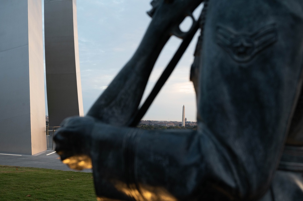 Air Force Memorial upgrades lighting