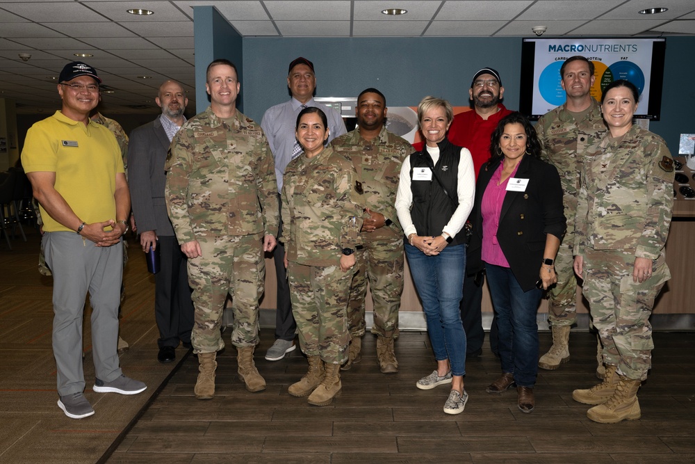 Honorary commanders visit JBSA mission partners