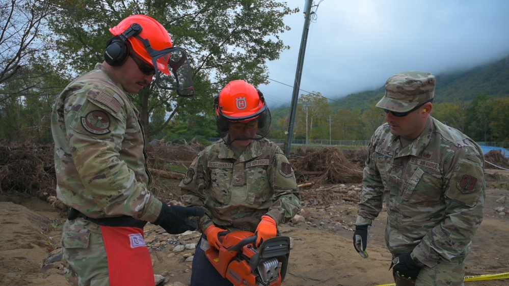 Tennessee Airmen clear debris in aftermath of Hurricane Helene