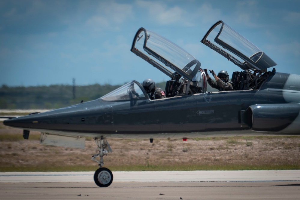 On the flight line at Laughlin AFB, TX, July 16, 2024