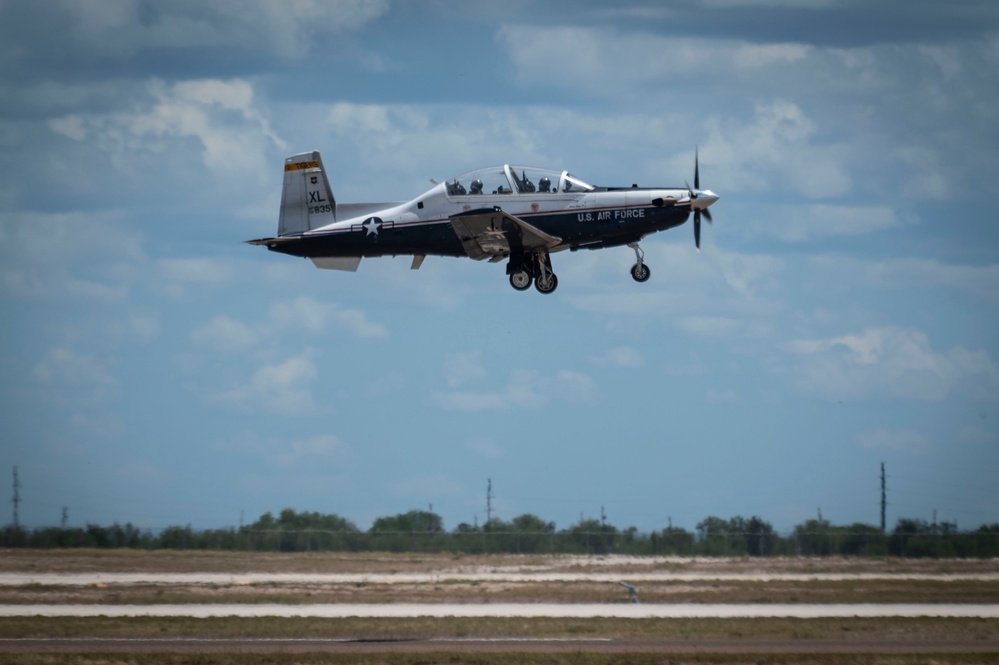 On the flight line at Laughlin AFB, TX, July 16, 2024