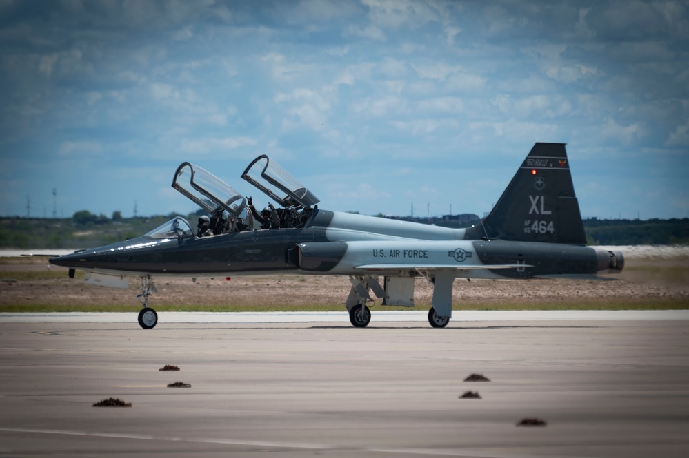 On the flight line at Laughlin AFB, TX, July 16, 2024