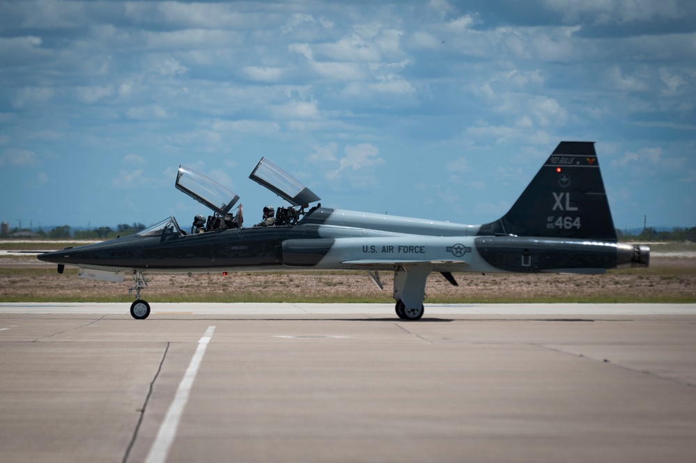 On the flight line at Laughlin AFB, TX, July 16, 2024