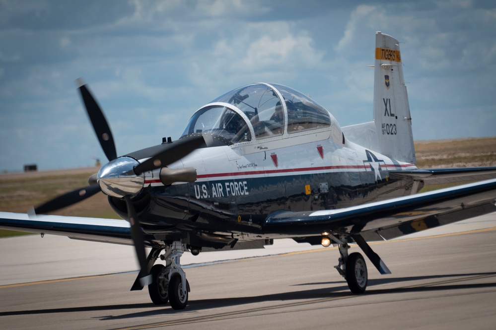 On the flight line at Laughlin AFB, TX, July 16, 2024