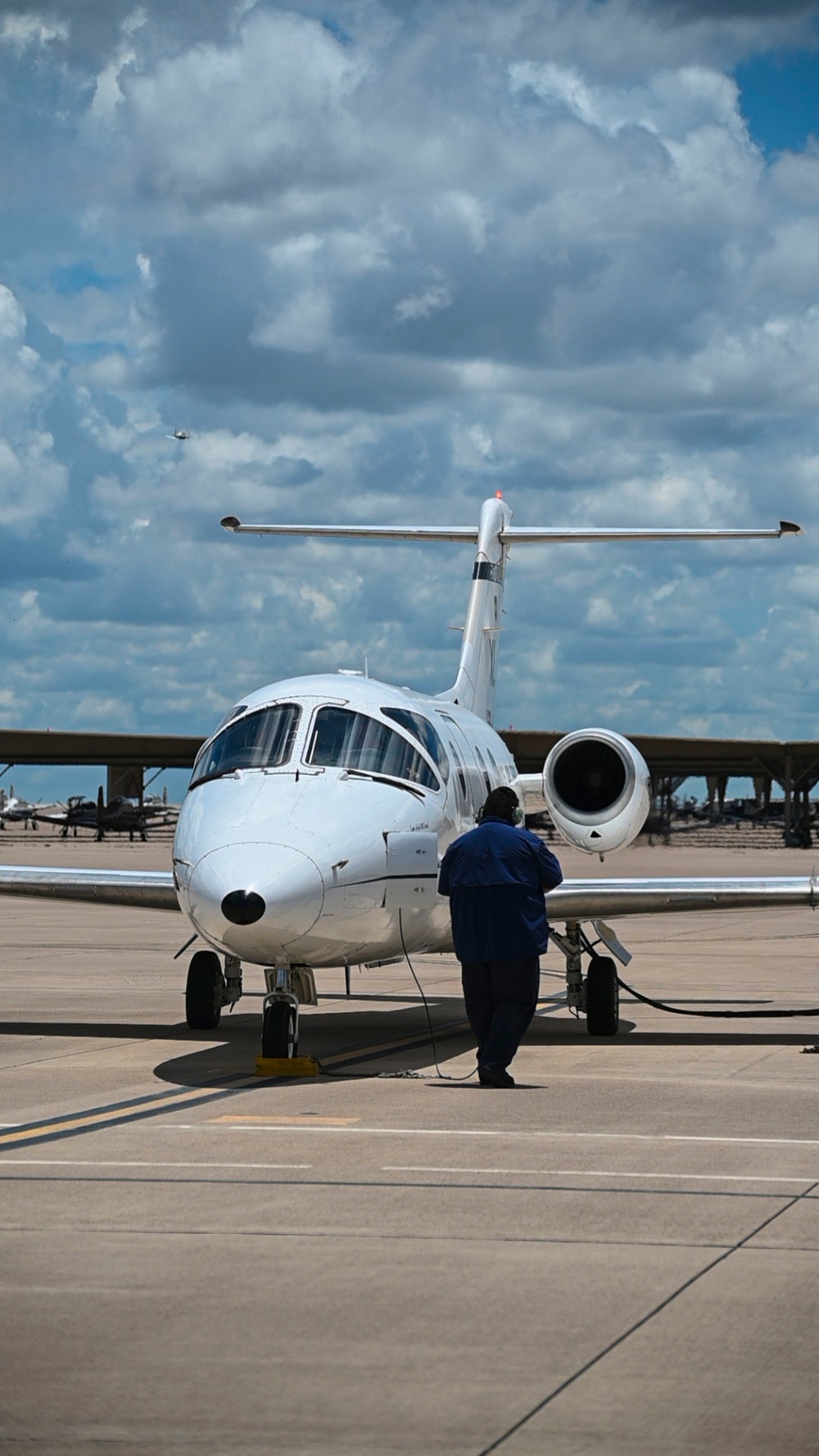 On the flight line at Laughlin AFB, TX, July 16, 2024