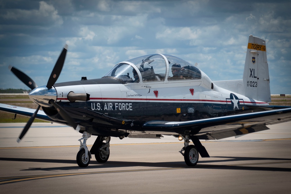 On the flight line at Laughlin AFB, TX, July 16, 2024