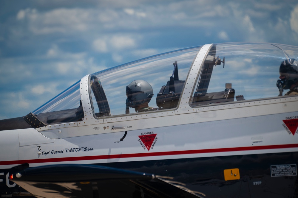 On the flight line at Laughlin AFB, TX, July 16, 2024