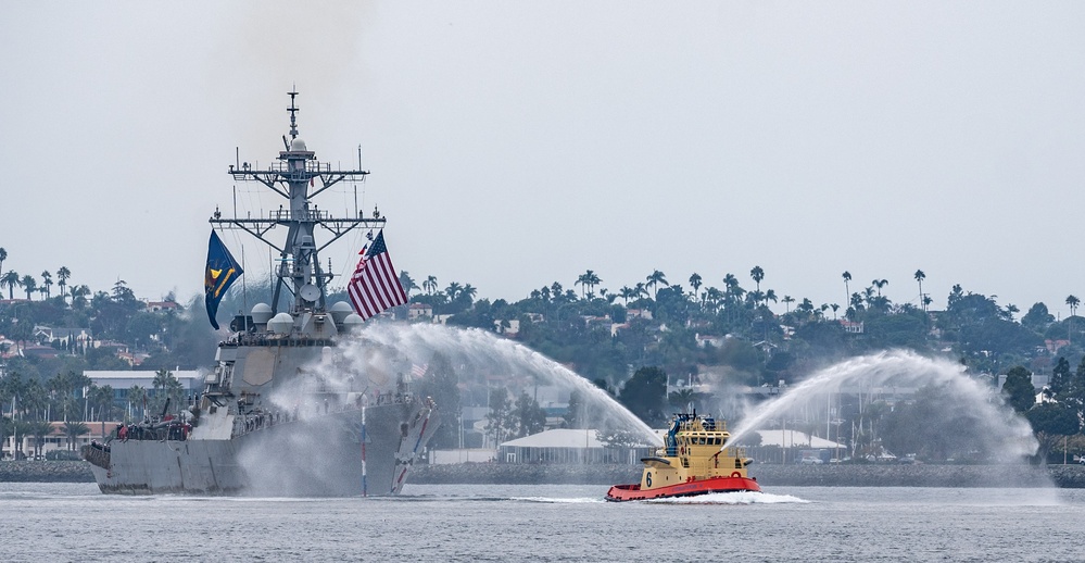 USS Russell Returns to San Diego