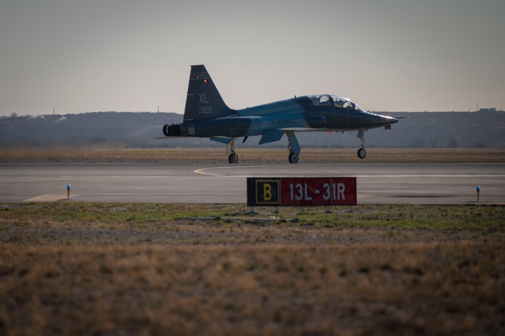 On the flight line at Laughlin AFB, TX, March 1, 2024