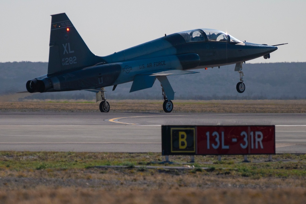 On the flight line at Laughlin AFB, TX, March 1, 2024