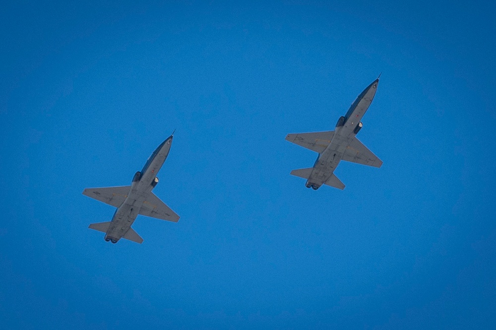 On the flight line at Laughlin AFB, TX, March 1, 2024