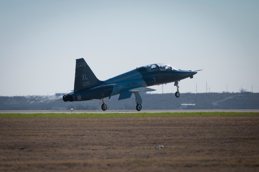 On the flight line at Laughlin AFB, TX, March 1, 2024