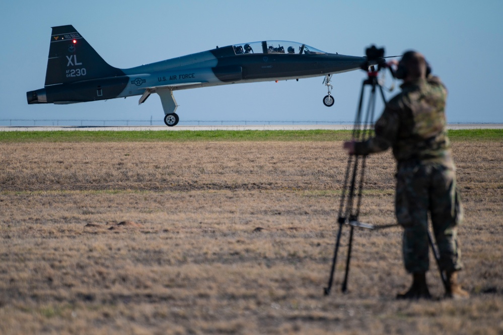 On the flight line at Laughlin AFB, TX, March 1, 2024