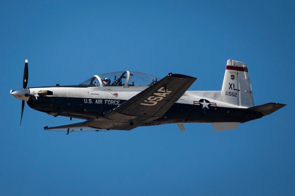 On the flight line at Laughlin AFB, TX, March 1, 2024