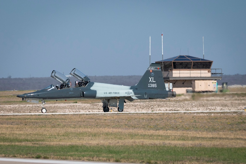 On the flight line at Laughlin AFB, TX, March 1, 2024