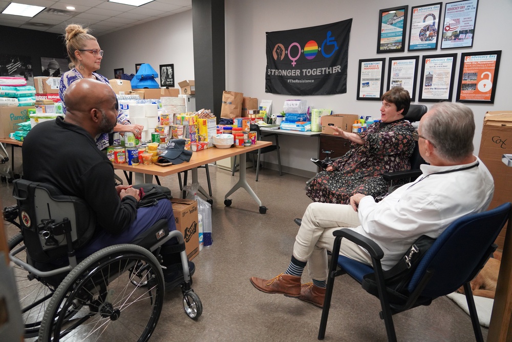 Director Gillums Visits the Association for Better Living and Education