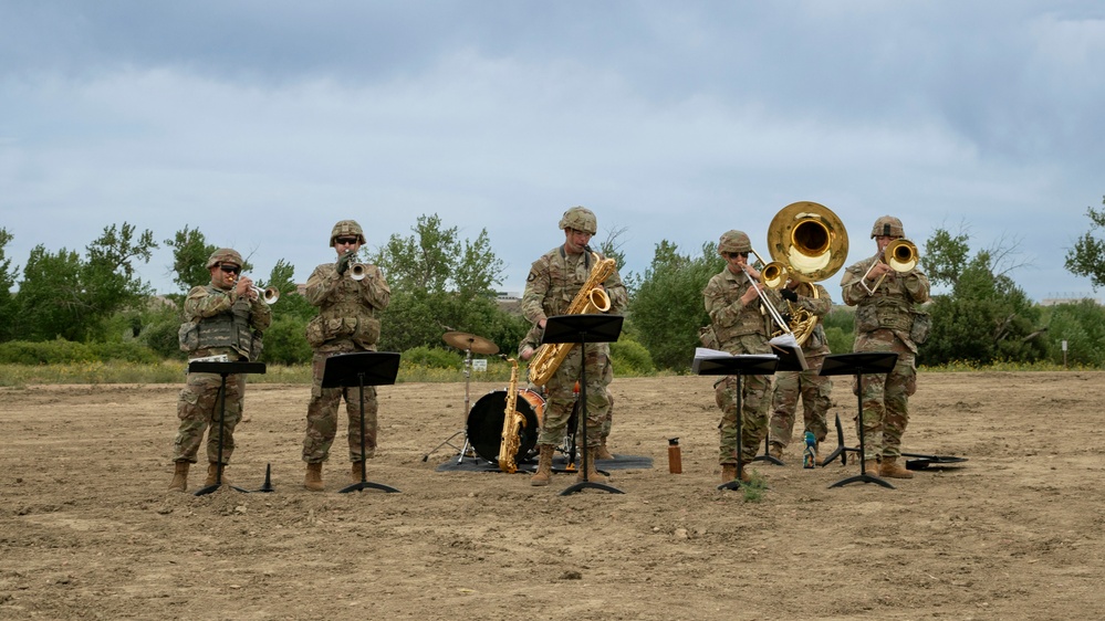 4ID band performs for soldiers during Lethal Ivy