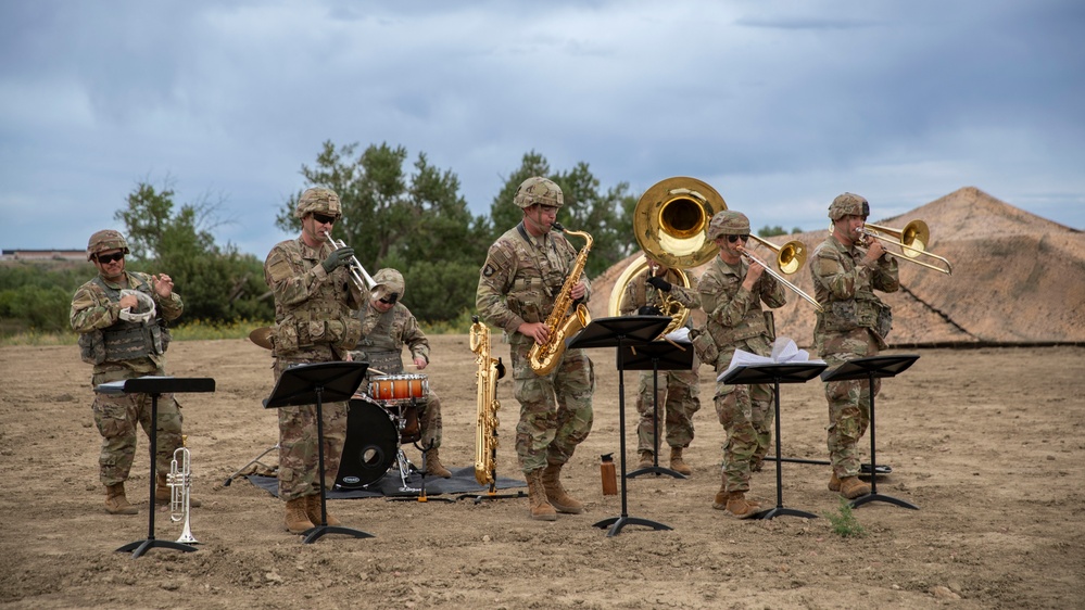 4ID band performs for soldiers during Lethal Ivy