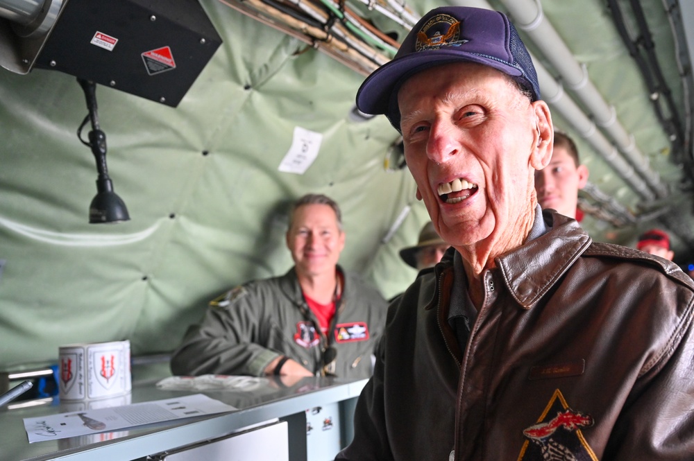 Last Man Standing: 155th ARW Honors WWII Pilot with Heritage Jet at Central Coast AirFest