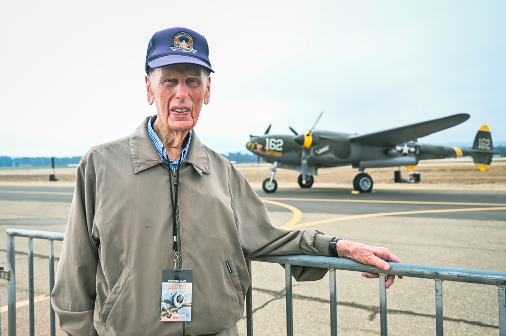 Last Man Standing: 155th ARW Honors WWII Pilot with Heritage Jet at Central Coast AirFest