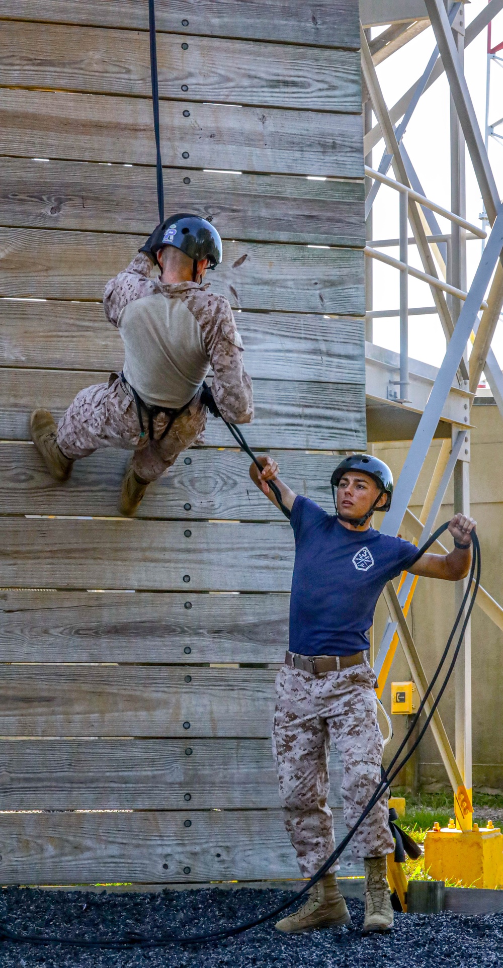 Mike Company Rappel Tower