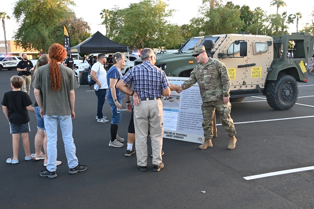 Annual event GAINs from Yuma Proving Ground presence