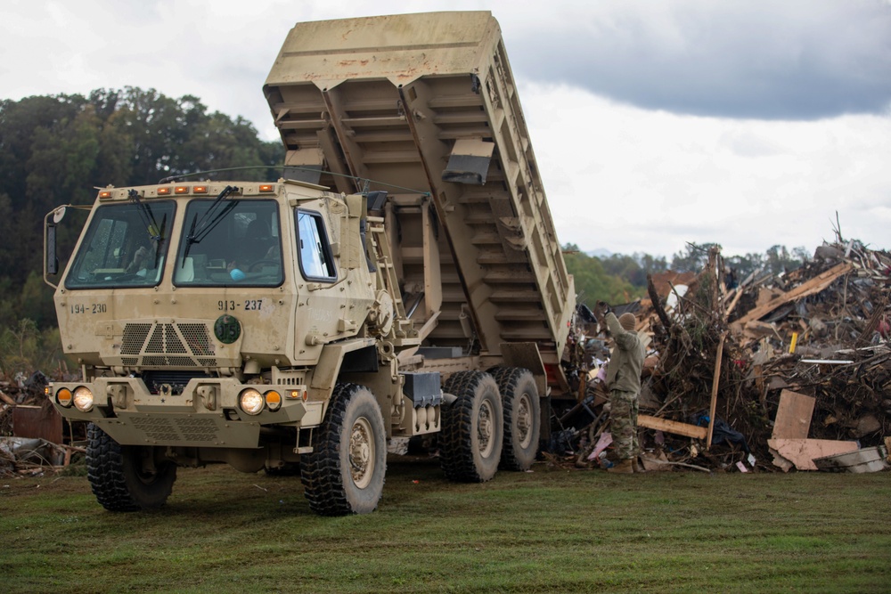 Tennessee Guardsmen continue efforts in Hampton and Roan Mountain, Tennessee
