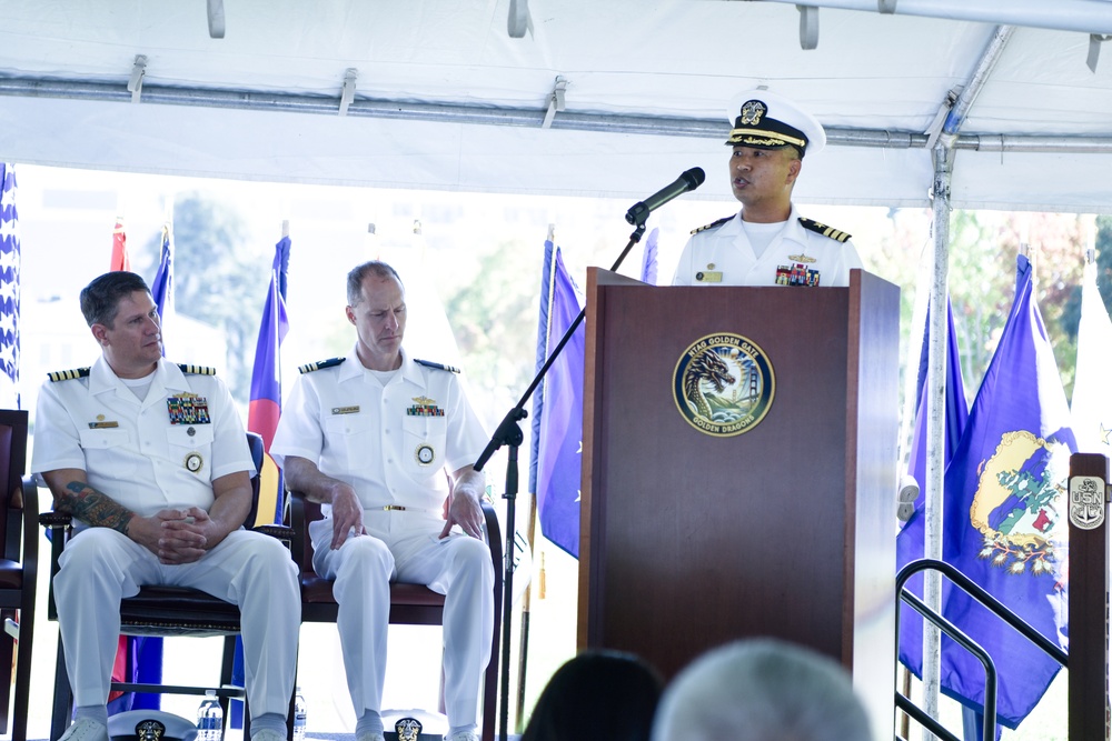 Navy Talent Acquisition Group Golden Gate  Change of Command Ceremony