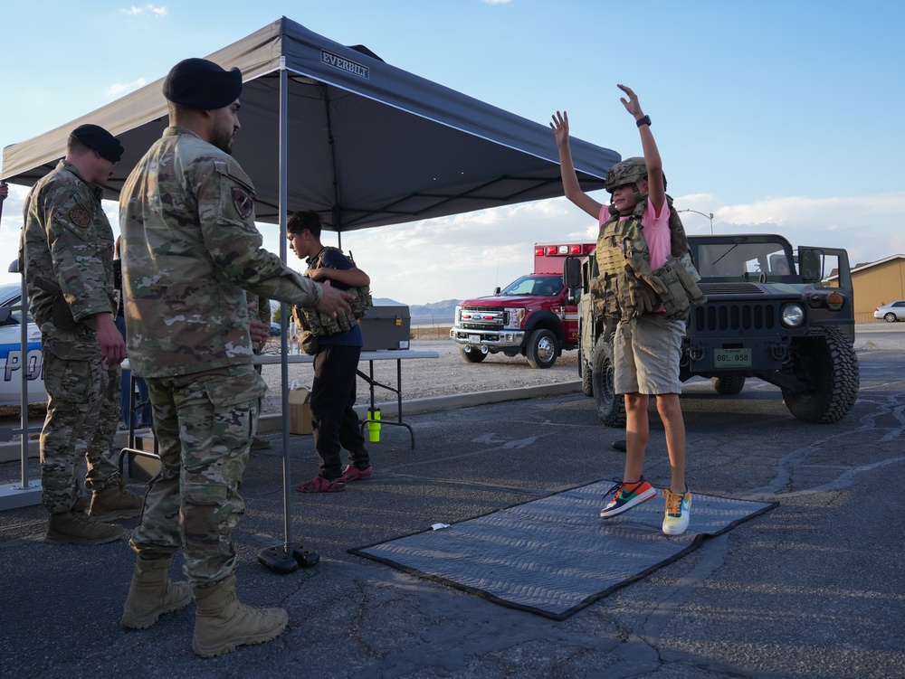 National Night Out Community Engagement in Indian Springs, NV