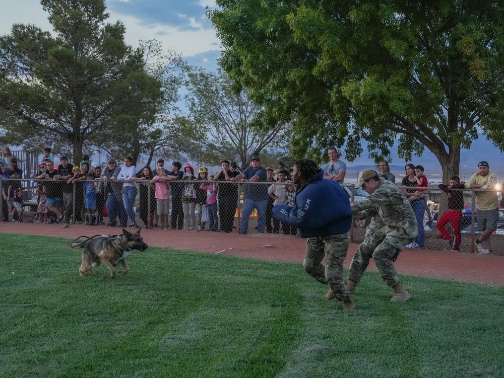 National Night Out Community Engagement in Indian Springs, NV
