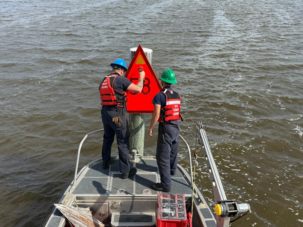 Coast Guard Aids to Navigation Teams join forces following Hurricane Milton