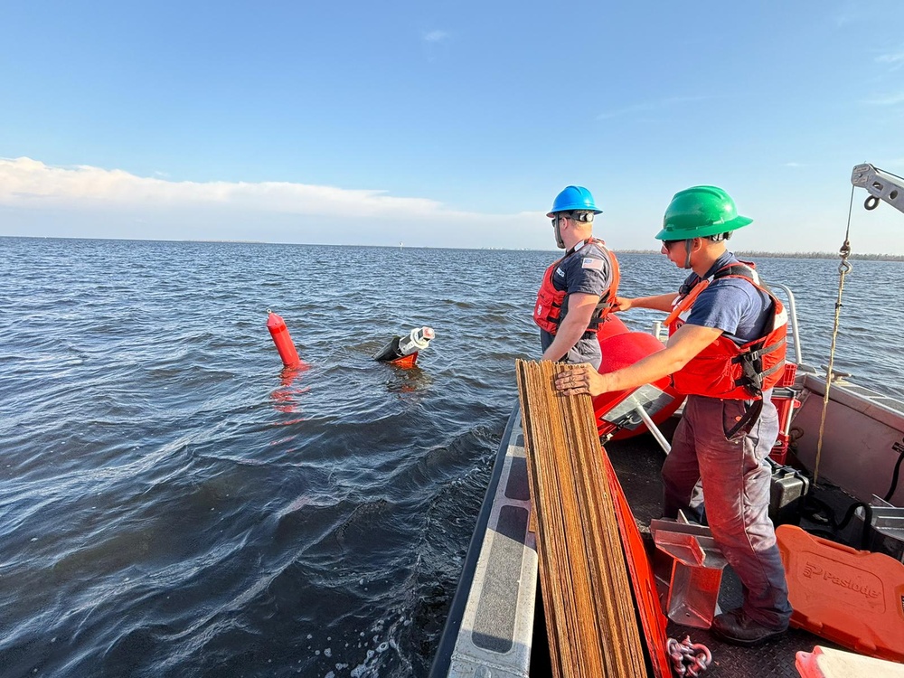 Coast Guard Aids to Navigation Teams join forces following Hurricane Milton