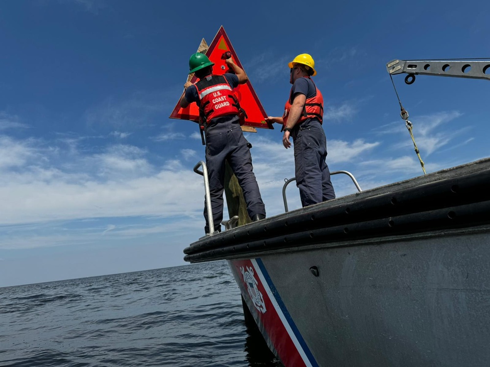 Coast Guard Aids to Navigation Teams join forces following Hurricane Milton