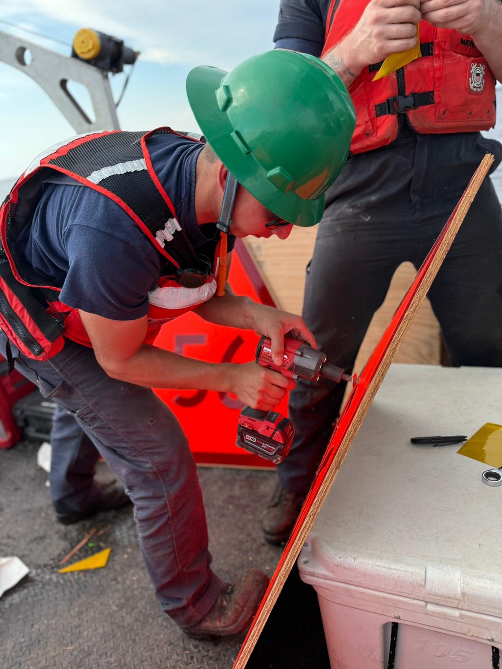 Coast Guard Aids to Navigation Teams join forces following Hurricane Milton